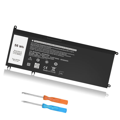 VNYUNQWE 33YDH battery packaging for safe Dell replacement
