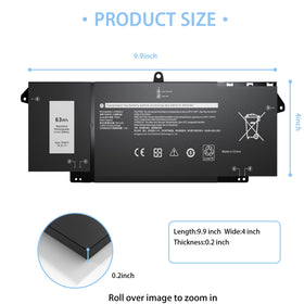 VNYUNQWE 7FMXV side profile showing compact design and balanced cell layout