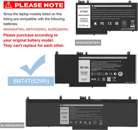 VNYUNQWE label close-up showing model, voltage and capacity for compatibility clarity