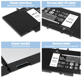VNYUNQWE connector detail view highlighting correct plug fit for Dell laptops