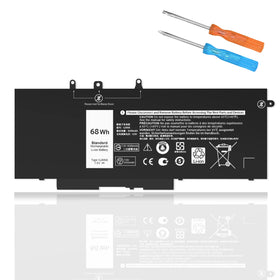 VNYUNQWE front packaging showing battery and included tools, assuring easy swap