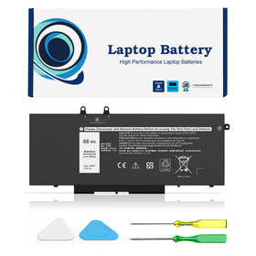 VNYUNQWE front packaging showing battery and included tools, easy replacement