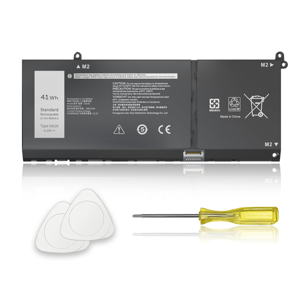 VNYUNQWE battery front view showing form factor and fit benefits