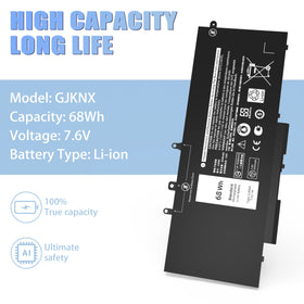 VNYUNQWE battery installed in a laptop demonstrating restored runtime benefit