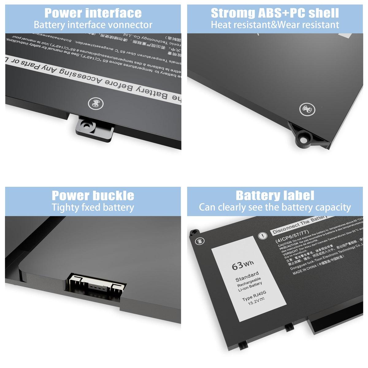 VNYUNQWE RJ40G side profile showing slim form factor for easy installation