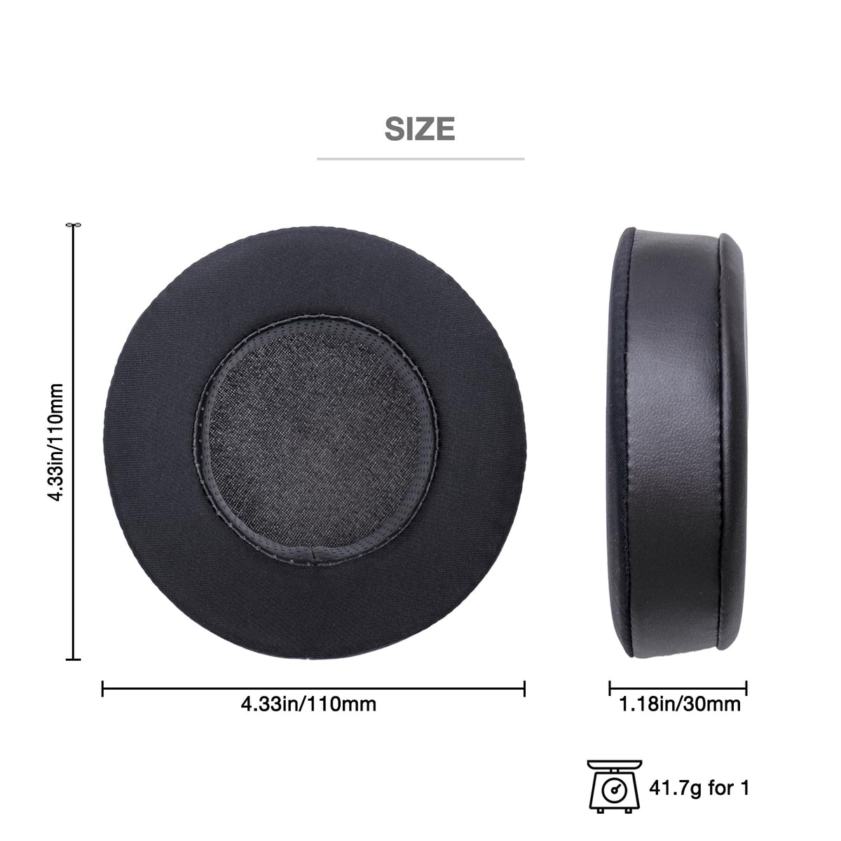 High-density foam seal for cushioned, secure comfort with Voarmaks earpads