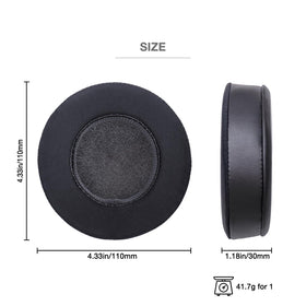 High-density foam seal for cushioned, secure comfort with Voarmaks earpads