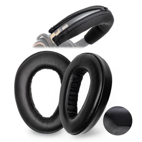 Voarmaks lambskin ear pads close-up for PXC480 – breathable comfort