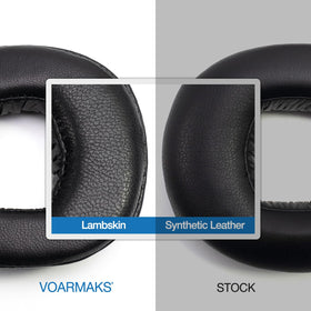 Voarmaks lambskin ear pads on-ear fit with soft cushioning