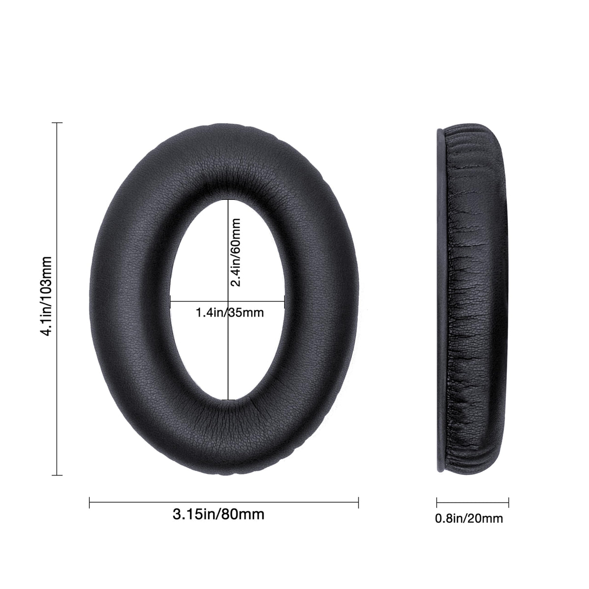 Voarmaks memory foam ear pads adapt to ear shape for comfort.