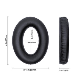Voarmaks memory foam ear pads adapt to ear shape for comfort.