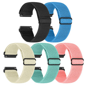 Close-up of Vodtian adjustable nylon braided band showing secure buckle.