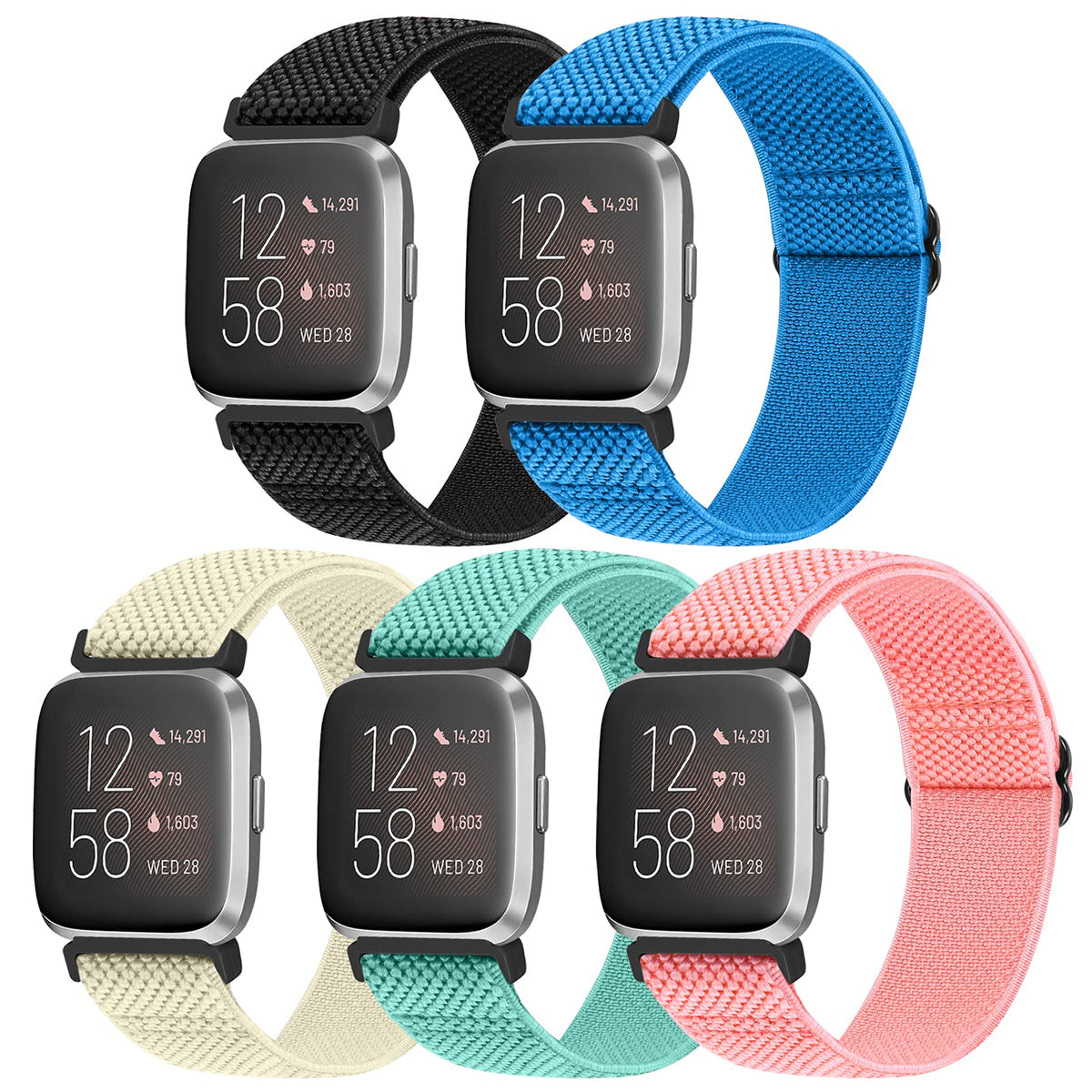 Vodtian elastic band Versa series on wrist, comfortable all-day wear.