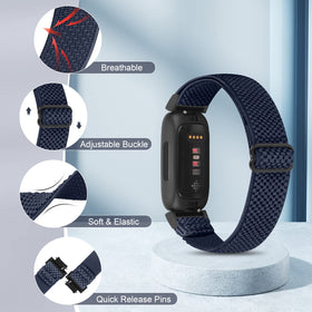 Vodtian elastic nylon band for Inspire 2 with breathable workout fit.