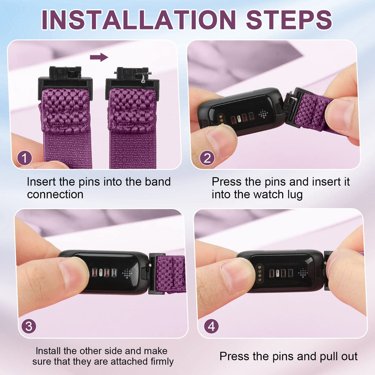 Vodtian Inspire elastic nylon loop band with secure, simple wear for daily use