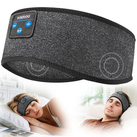 Voerou headband front view showing slim profile and comfortable fit