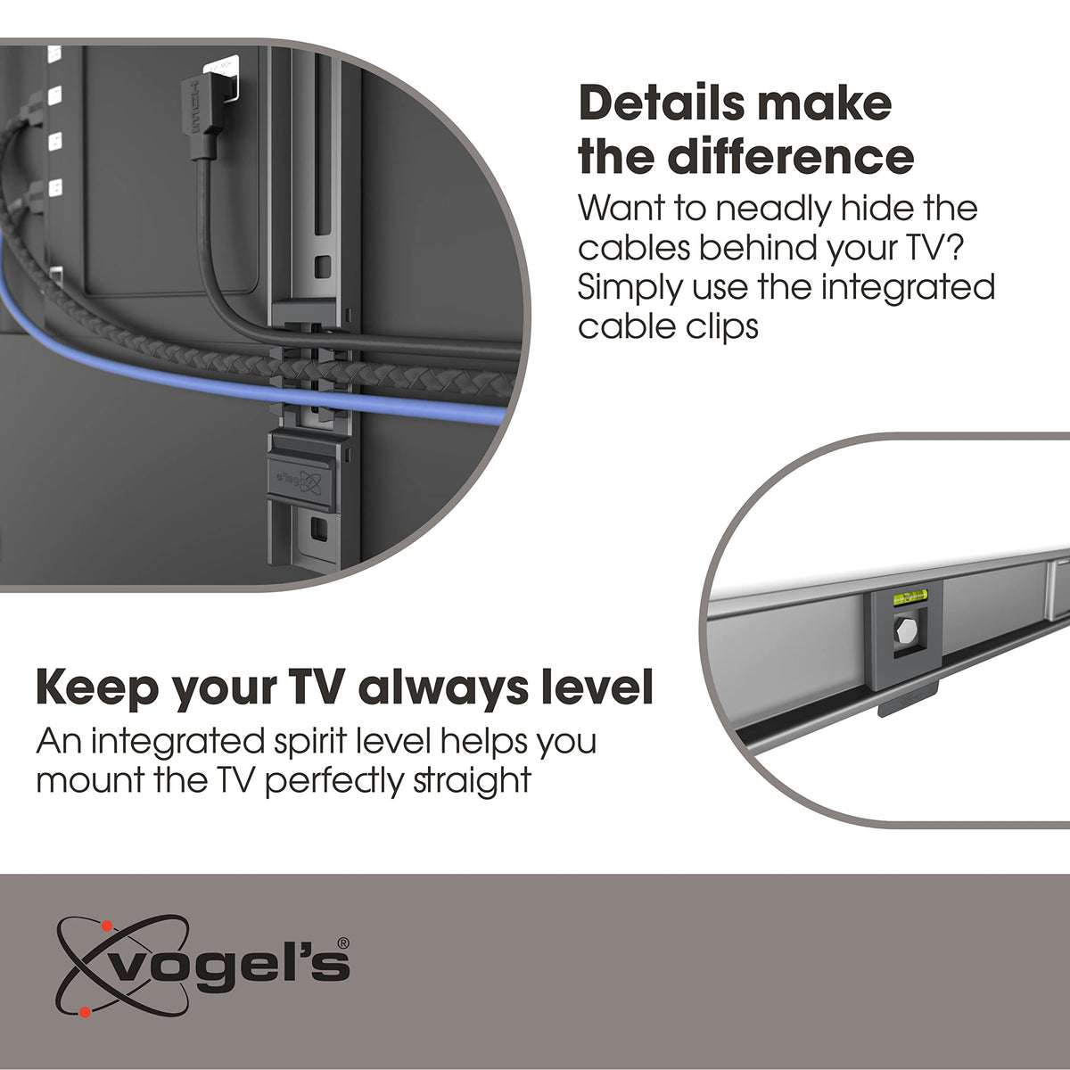 Vogel's Elite Fixed DrillRight AR app aids precise mounting.
