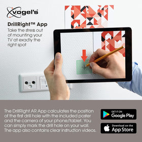 DrillRight AR App guides drilling for quick, accurate mounting.