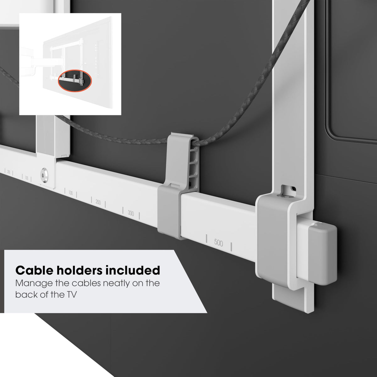 Vogel's TVM 5445 supports 32–65 inch TVs from major brands.