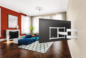 Vogel's TVM 5645 full-motion swivel up to 180 degrees enables flexible viewing.