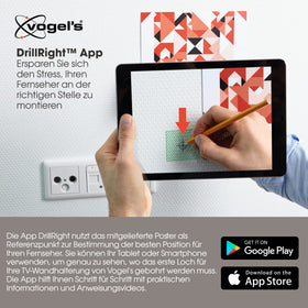 Vogel's TVM 5645 DrillRight AR app enables quick hole marking.