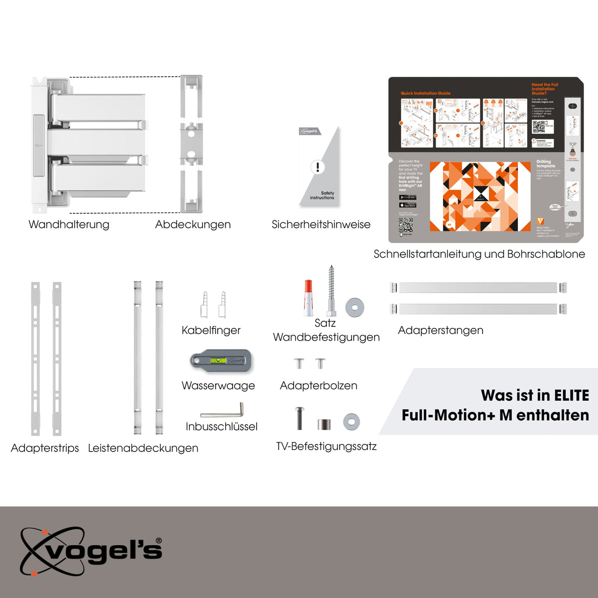 Vogel's TVM 5645 sleek ultra-thin silhouette blends with modern interiors.