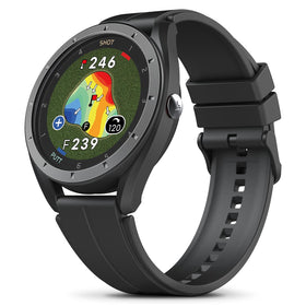 Voice Caddie T11 LT GPS watch front color display showing yardages clearly