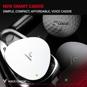 Voice Caddie VC300SE reads back of green distance during play