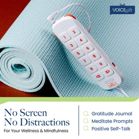 VOICEGIFT Play clip and strap for easy backpack attachment