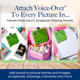 VOICEGIFT slim side profile demonstrating low profile for discreet mounting