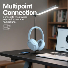 VOKALEN Hyper GO in study lifestyle setting showing focused listening benefit
