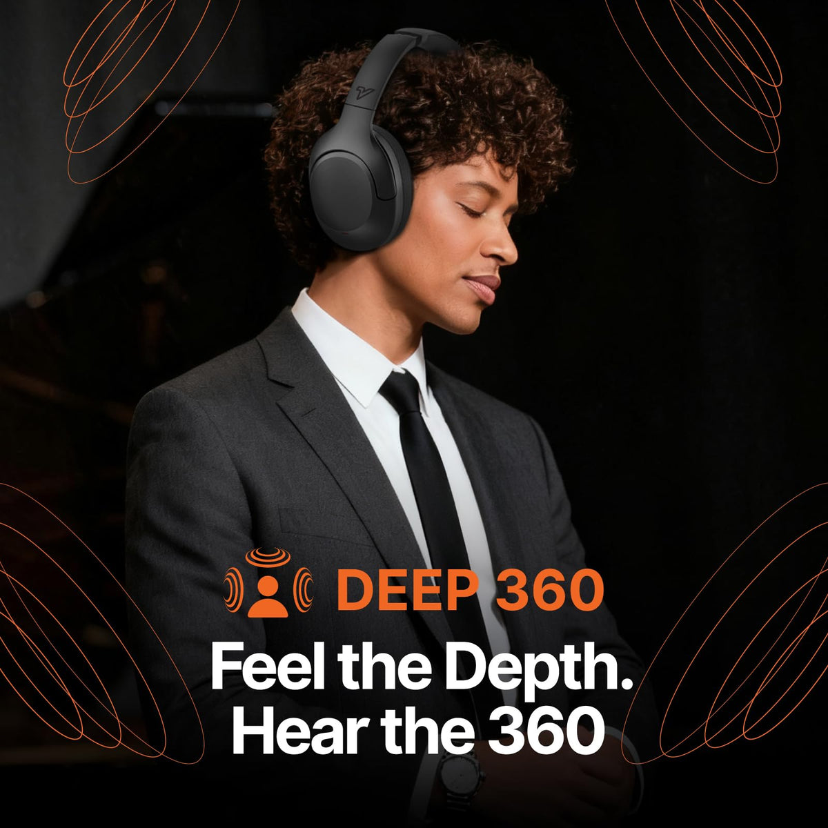 Adjustable headband enables a precise fit on VOKALEN Hyper Pro 2