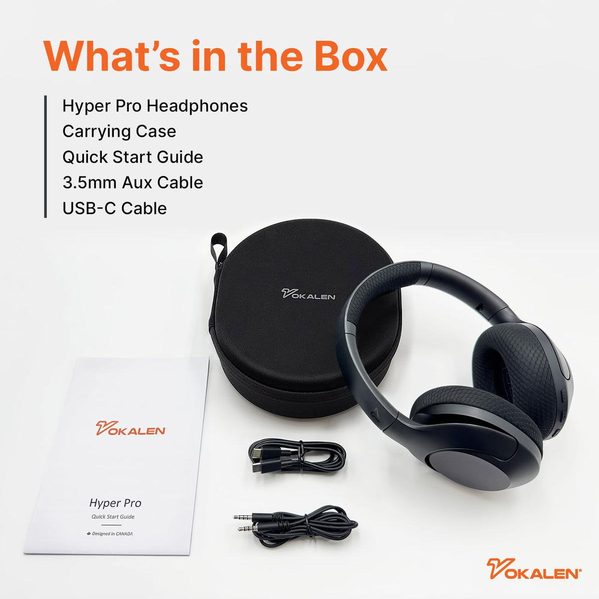 VOKALEN Hyper Pro beside a smartphone to show scale and portability advantage