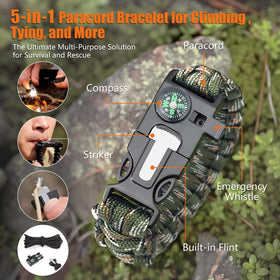 Vokida built-in flashlight and SOS button illuminated, improved visibility