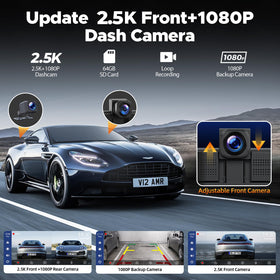 Volam wireless CarPlay screen demonstrates quick Apple and Android Auto pairing on the go
