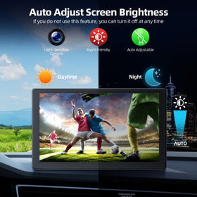 Volam CarPlay display featuring voice control for hands-free navigation and calls