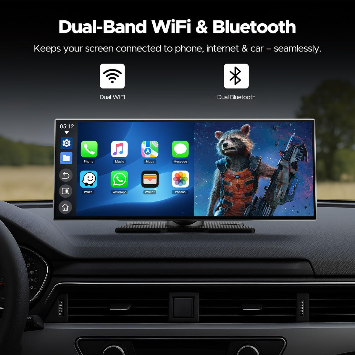 Volam dual-band WiFi and split-screen enable smooth multitasking.