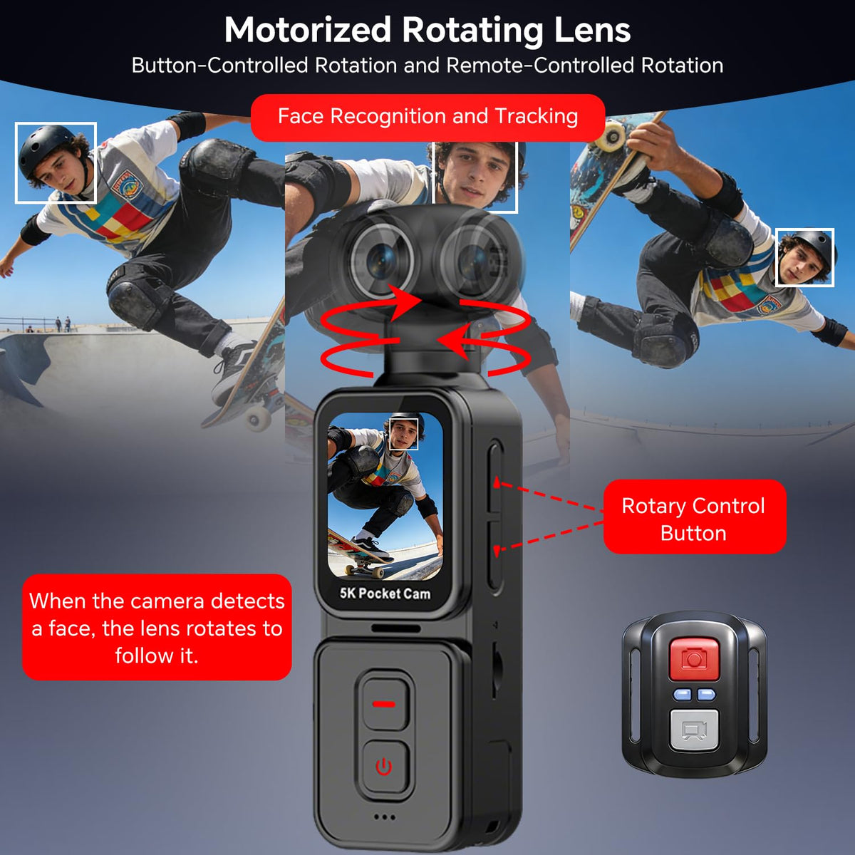 VOLAREON touchscreen horizontal preview aiding easy setting adjustments