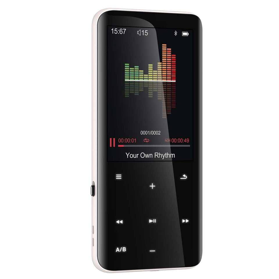 Volorful 96GB MP3 Player with Bluetooth 5.2, portable and ready for on-the-go listening
