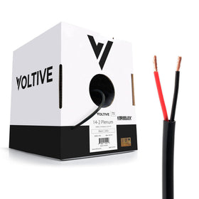 Voltive 1000ft box of 16/2 speaker wire supports long runs.