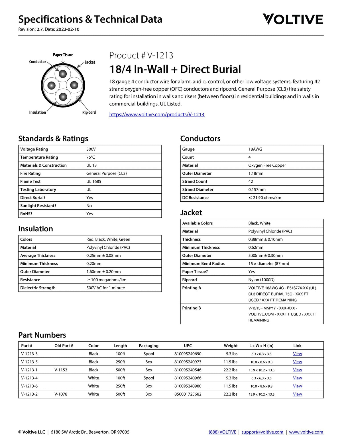 Voltive jacket with foot markers and UL print aiding precise measurement and compliance