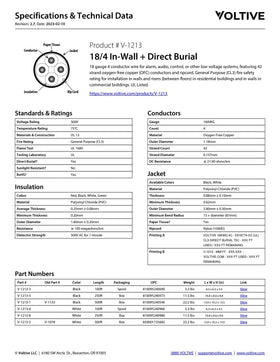Voltive jacket with foot markers and UL print aiding precise measurement and compliance