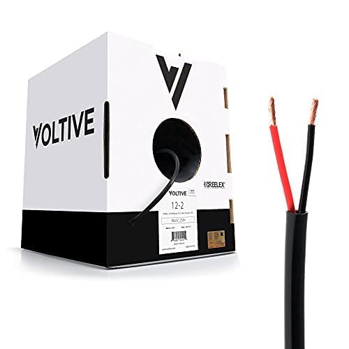 Voltive black jacket exterior provides durable, discreet low-voltage runs