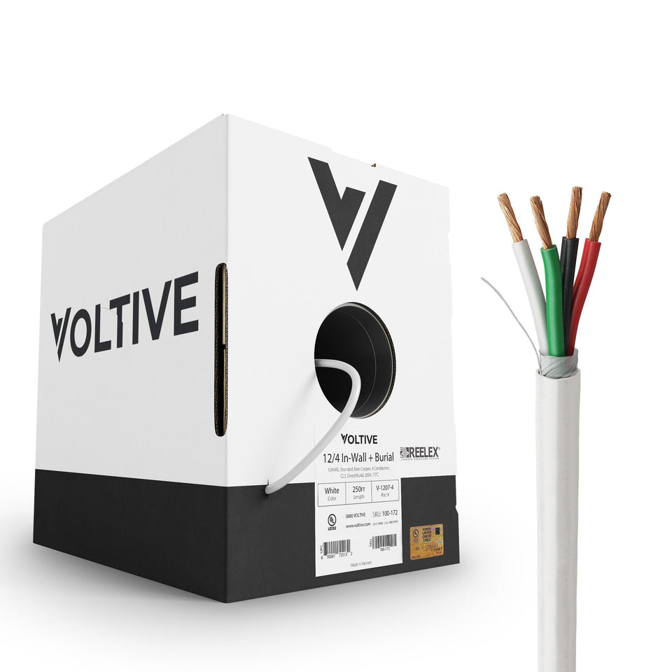 Voltive V-1207-4 box with 250 ft spool for long runs