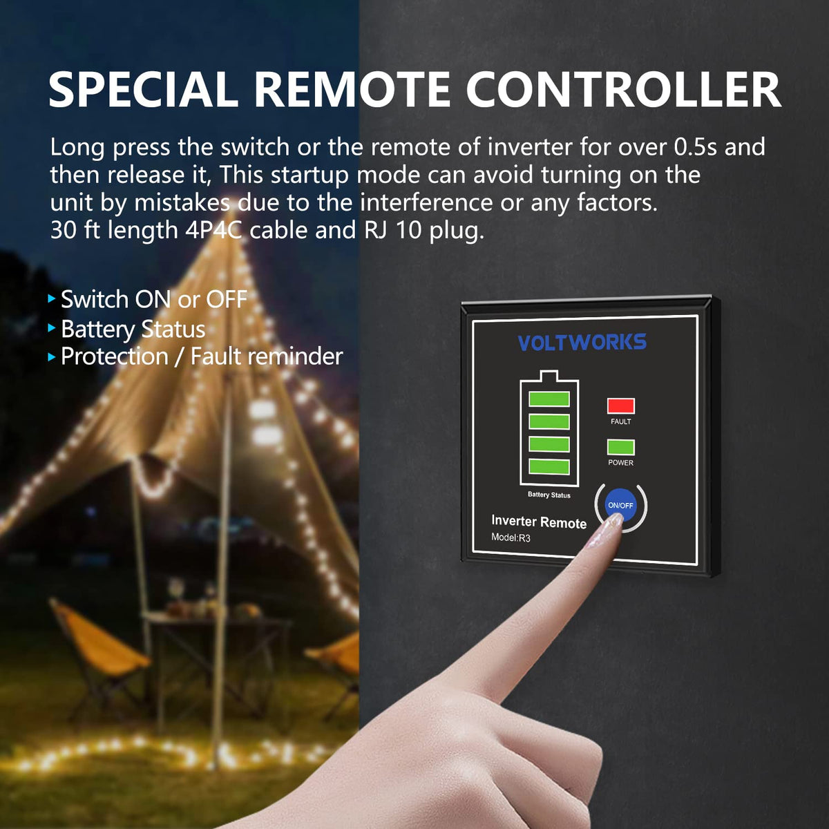 VOLTWORKS hardwire terminal enables seamless home installation.