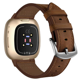 VOMA front view of retro walnut band showing refined finish and wearable style