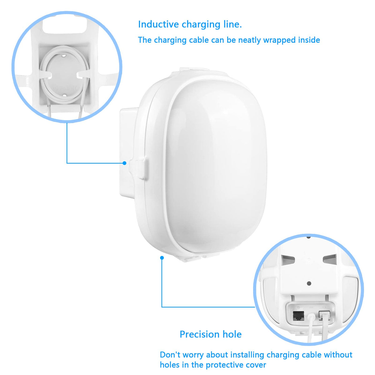 VOMENC Nest WiFi Pro wall mount lightweight plastic construction for durability