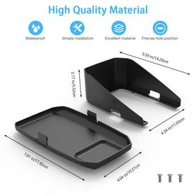 VOMENC sun visor design reduces glare for clearer readings on bright days