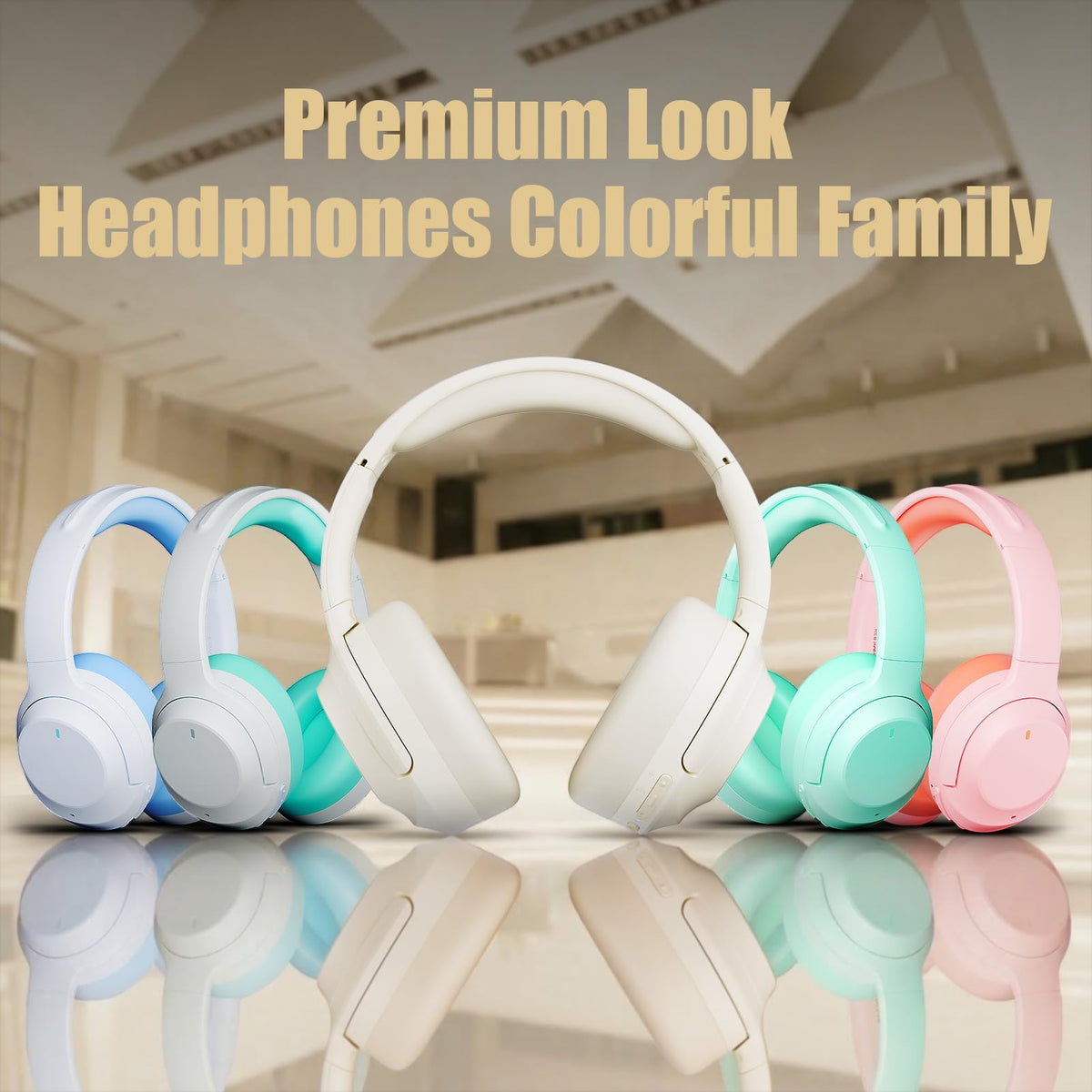 Vonaural folded next to smartphone showing compact storage and travel-friendly portability benefit