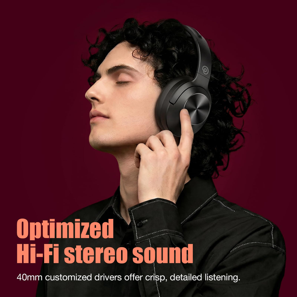 Vonaural earcup controls and ports visible for easy on-device adjustments